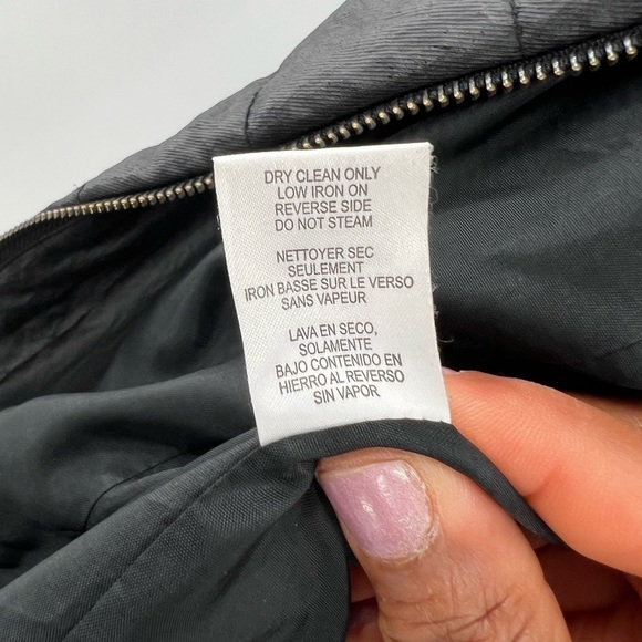 W by Worth black puffer vest jacket size 6 - Picture 3 of 10